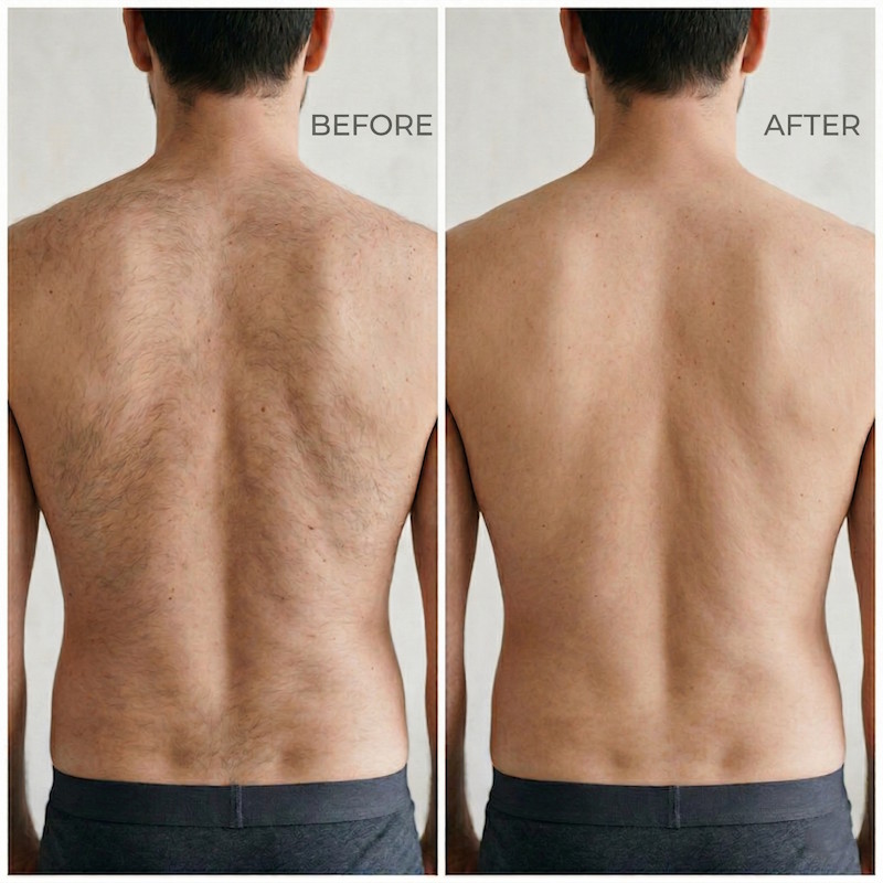 Inainte si Dupa Epilare 8